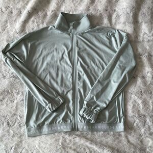 Under Armour Jacket blue green Aqua mint zip up size medium